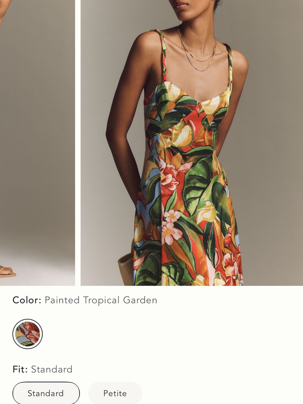 Farm Rio x Anthropologie Sweetheart Dress. Size S